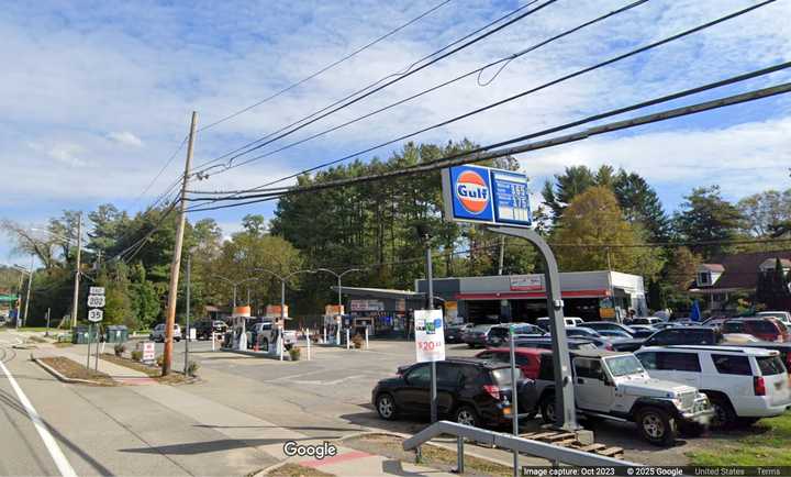 The burglary happened at the Gulf station at 3451 Crompond Rd. in Yorktown, police said. 