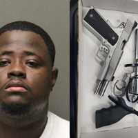 Gun-Waving Driver Busted With Coke, Weapons After I-695 Road Rage In Maryland, Police Say