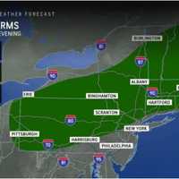 Here's Timing For Gusty Storms With Heavy Downpours