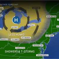 <p>Temperatures will become more seasonable on Saturday, June 7.</p>