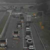 Tractor-Trailer Crash, Fire Closes Portion Of I-95 In East Lyme