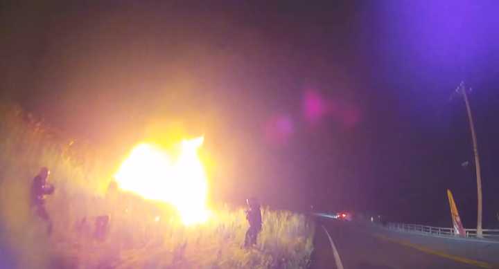 The scene of the crash on Kings Highway (Route 13) in Chester. 