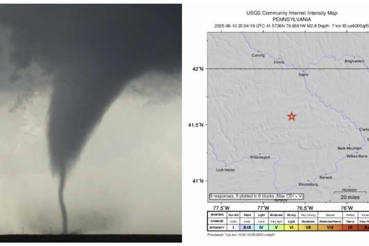 Tornado And Earthquake Rock Pennsylvania Days Apart; Here's Where