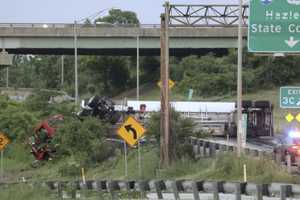 Fuel Tanker Crash Closes I-283 In Dauphin County: PennDOT (UPDATE)