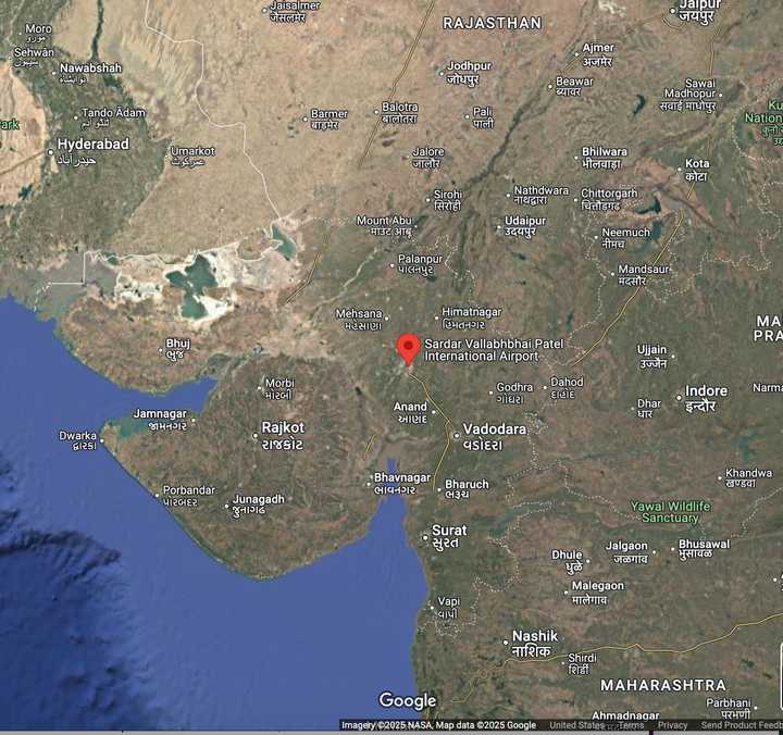 The incident involving the Air India Boeing 787-8 Dreamliner occurred at Sardar Vallabhbhai Patel International Airport in the city of Ahmedabad at around 1:30 p.m. local time Thursday, June 12.