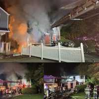 5 Firefighters Injured, Woman Rescued From Elmont House Fire That Led To Collapse: Police