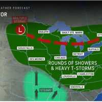 Rounds Of Showers, Thunderstorms Expected This Week: Here's Timing