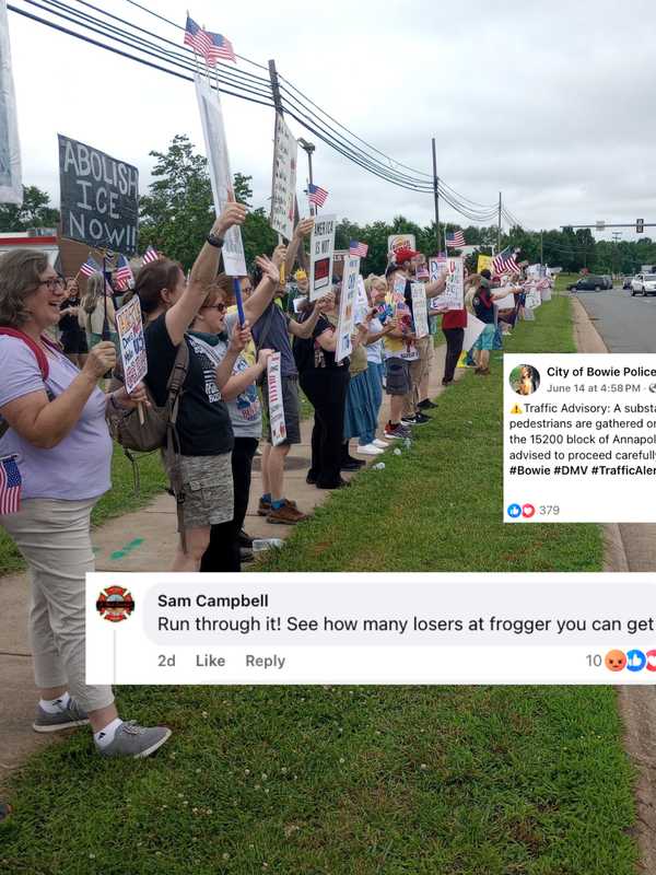 First Responder Sparks Outrage With ‘Run Through It’ Protest Comment On Maryland Police Post