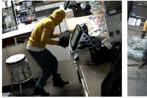 Smash-And-Grab Burglar Shatters Long Island Shop Window, Flees On Bike: Police