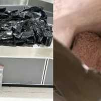 <p>CBP officers seized 695 pounds of DMT shipped from Chiapas, Mexico.</p>