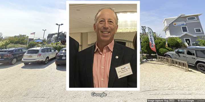 Hobart and William Smith College&nbsp;Trustee and class of 1981 graduate Scott Mason at a school event in 2022 before the fraud conviction involving his golf courses, including the mini-golf course Jen's Links in Jersey Shore.&nbsp;