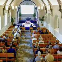 <p>Diane Kopena's funeral </p>