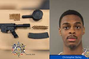 Loaded AR-15-Style Pistol, Drum Mag Found In Dumpster After Foot Chase In DMV: Sheriff