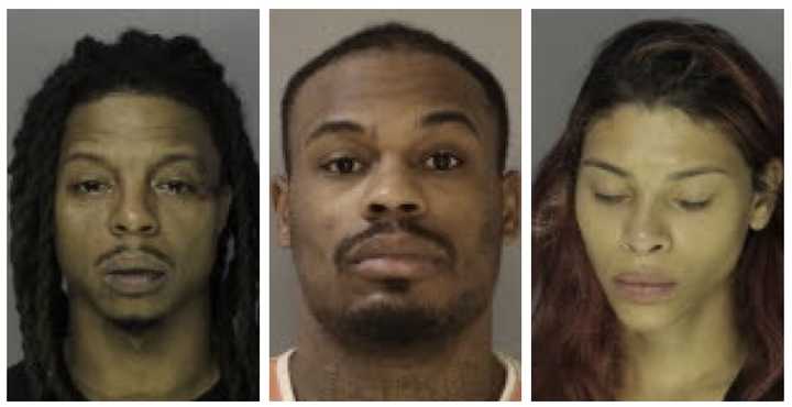 Kani Little (center), Brianna Smith (right), and Michael Roberts (left).