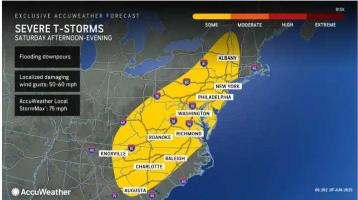 A new round of storms, some of which will be severe, is on track for the afternoon and evening on Saturday, June 28.