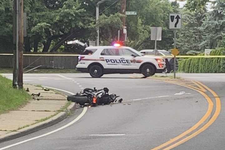 Motorcyclist Killed After Crashing Into Utility Pole: Nassau County Police