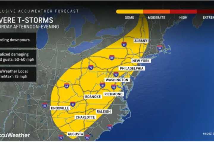 These Locations Are Most Likely To See Scattered Severe Storms