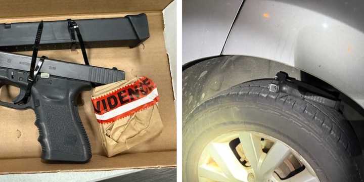 The weapons were recovered in Hagerstown.