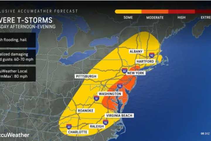 Cold Front Will Usher In Severe Storms With 60 MPH Winds, Downpours, Hail