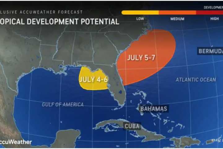 Tropical Trouble Brewing Off East Coast As July 4th Nears