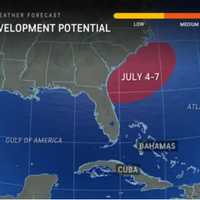 <p>The system is now off the coast of northern Florida, Georgia and the Carolinas.</p>