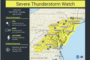 Severe Thunderstorm Watch Issued For Fairfield County
