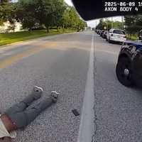 <p>Micah Booker was shot and killed while charging at an officer with a spear.</p>