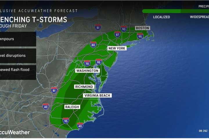 Threat For Spotty Storms Will Linger Amid Humid Air Mass: 5-Day Forecast