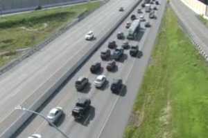 Wet Cement Spill From Truck Shuts Down I-83 Ramp To I-81 In Dauphin County