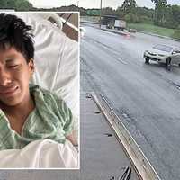 <p>Joel Caiza was behind the wheel of an Acura TSX that lost control on I-91 in Enfield on Thursday, July 10, and crashed into two Connecticut state troopers. </p>