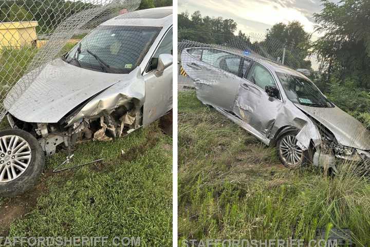Man Hits Student Driver, Crashes Into Fence During Wild DUI Chase In DMV: Sheriff (PHOTOS)