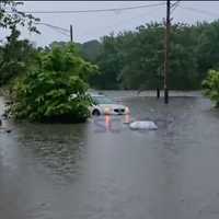 WATCH: Storm Causes Widespread Flooding In Rockland, Road Closures