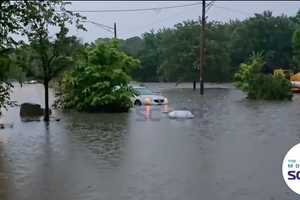 WATCH: Storm Causes Widespread Flooding In Rockland, Road Closures