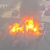 WATCH: Fireball Rips Through Virginia Parking Lot After Car Explosion, Officials Say