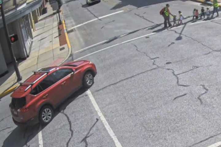 SUV Nearly Hits Children In Columbia Crosswalk; Police Seek Driver