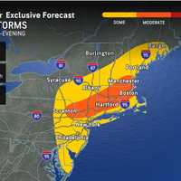 Here's Timing For Severe Storms With Damaging Winds, Flooding Downpours