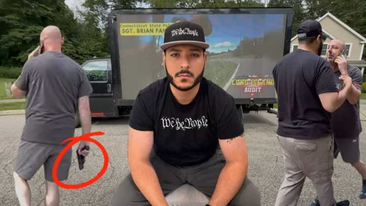 SeanPaul Reyes confronted an armed Connecticut State Trooper Sgt. Brian Fahey on July 11 in a now-viral YouTube video. The two have a contentious history. Groton police arrested Reyes after the incident. 