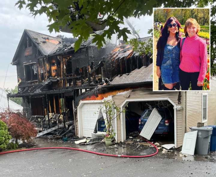 Valerie Cancellieri and her mother, Cathy, lost everything in a Plainville house fire in the early morning of Sunday, July 27. They have lived in the community for more than 30 years and plan to rebuild there, a fundraiser said. 
