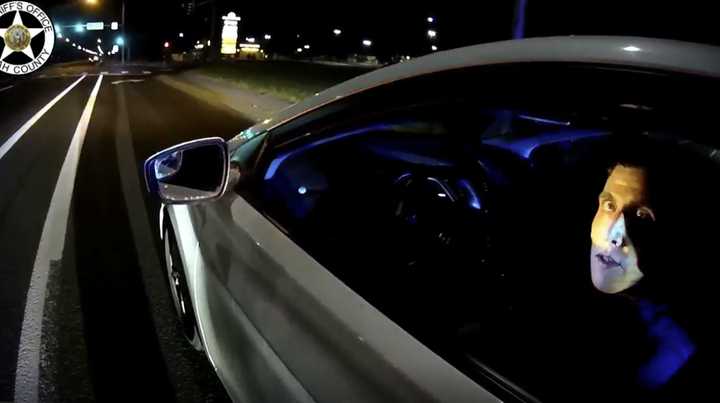 The bodycam footage of Bryan Kohberger's Traffic Stop In Latah County, Idaho on August 21, 2022, which was released by the Latah County Sheriff's Office on Wednesday, July 30, 2025.
  
