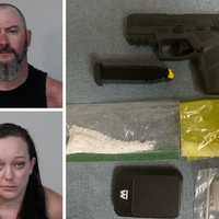 Meth, Guns Seized After Harley With Blocked Plate Pulled Over In Fredericksburg: Police