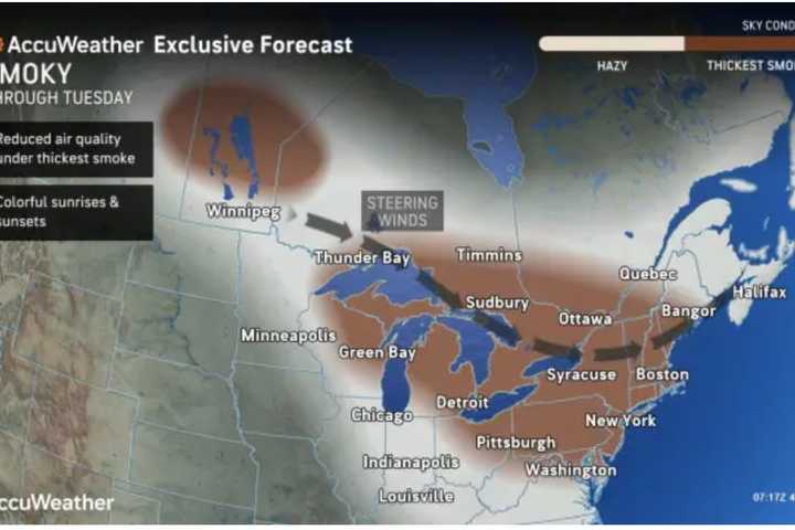 Smoky Skies: Canadian Wildfires Mean Hazy Days Ahead