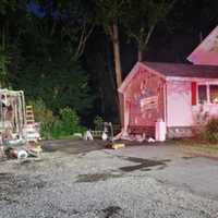 <p>The food truck fire spread to a nearby home in Maryland.</p>