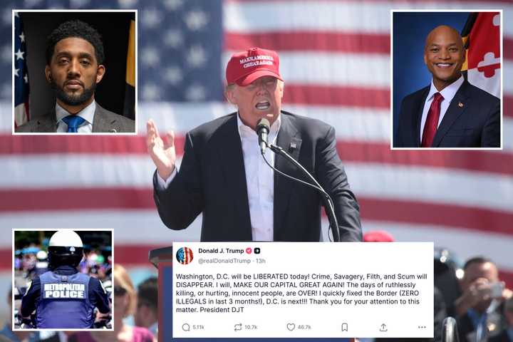 Maryland Leaders Put Trump On Blast Over DC ‘Liberation Day,’ Baltimore Smack Talk
