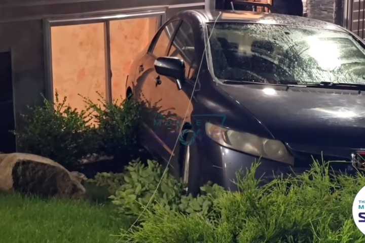 Car Slams Into Apartment Window, Driver Flees Scene In Rockland County