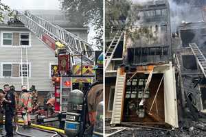 Lightning Strike Ignites Massive Three-Alarm Apartment Fire In DMV, Roof Collapses (PHOTOS)