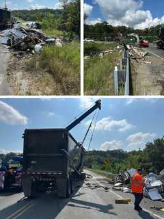 Overturned Tractor-Trailer Shuts Down Busy Virginia Intersection, Sparks Hours-Long Cleanup