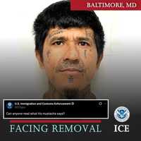 ICE Roasts Repeat Border Crosser’s ‘Tattoo Stache’ After Maryland Arrest