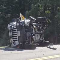 Vehicle Flips In Route 202 Crash In Rockland County