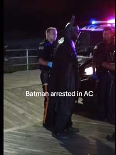 Viral Video Shows Batman Arrested In Atlantic City For Pepper Spraying Victim, Police Say