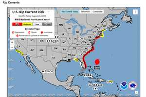 Hurricane Erin Turns North With Dangerous Surf, Rip Current Alerts Issued Throughout East Coast